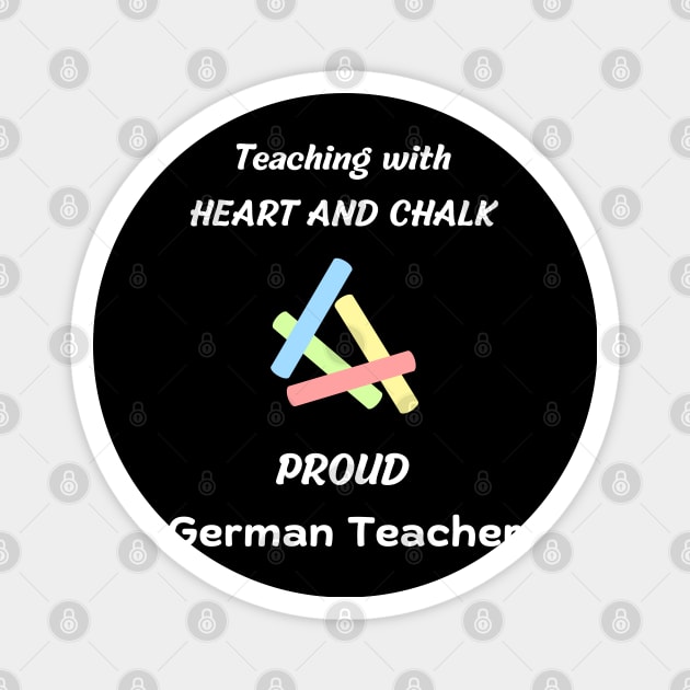 german teacher appreciation gift Magnet by vaporgraphic